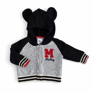 Baby Gap Disney Baby Mickey Hoodie Sweater 3–6 Months Zip Up Cotton NWOT